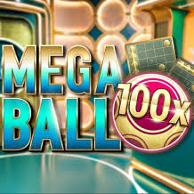 Mega Ball 100x logo by Evolution N1bet